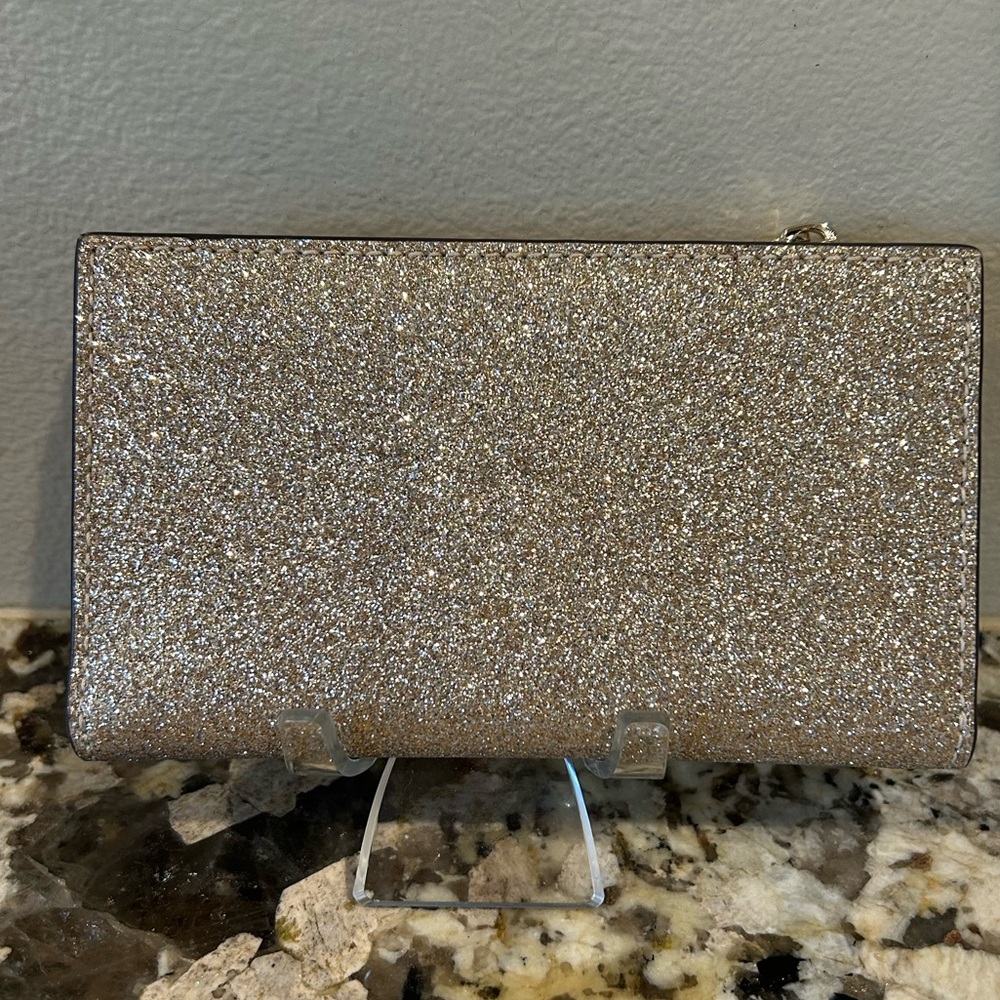 Kate Spade Sparkling Gold Wallet - Picture 2 of 11